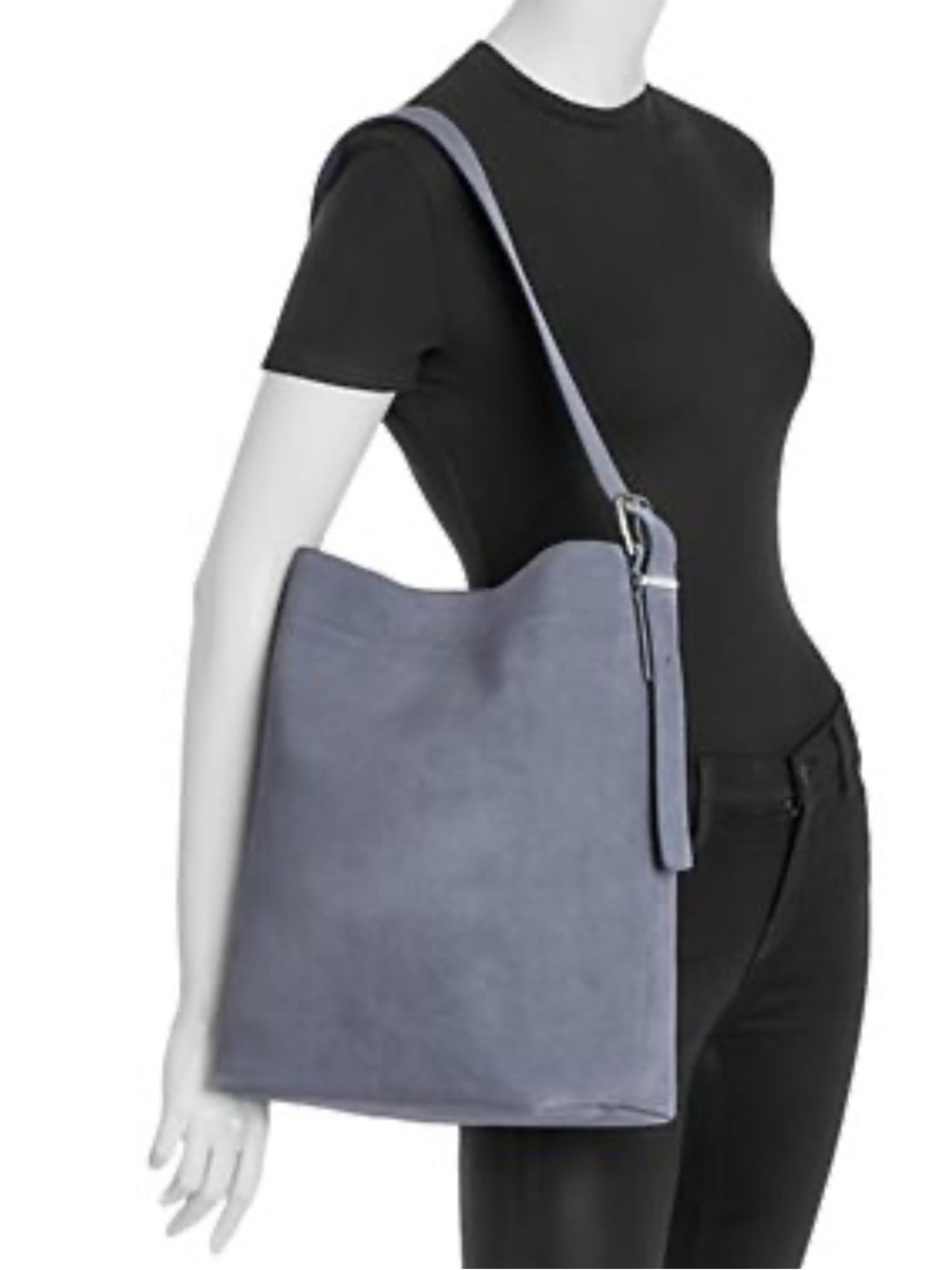 MADEWELL  The Essential Bucket Tote in Suede